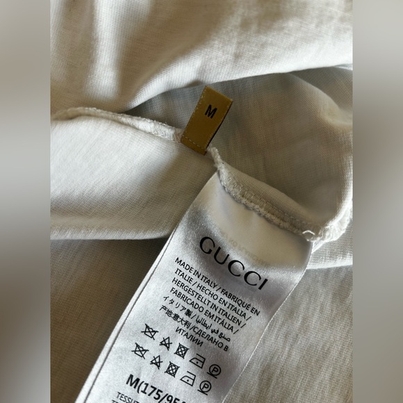 Authentic Gucci Little Bear Short Tee,with Bleach Damage. Size Medium.See pics. - Picture 14 of 14